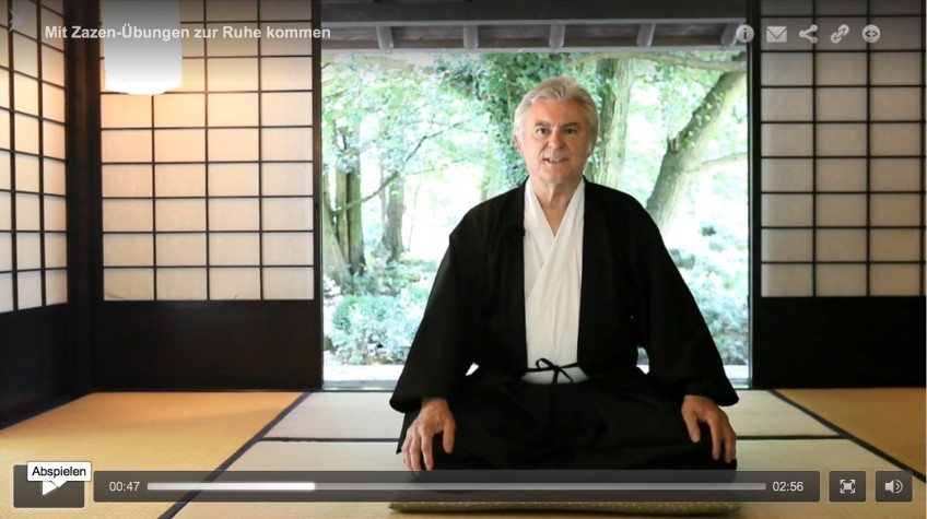 Zazen – Filmclip über Zen Sitzmeditation (auf Stern.de)